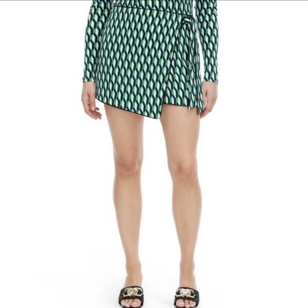 Diane Von Furstenberg for Target Green Geometric Skort